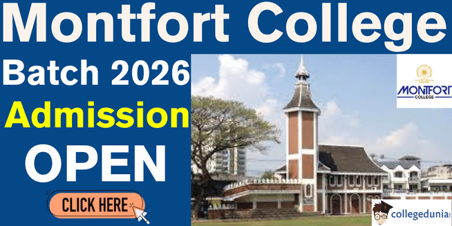 Montfort College Invites Applications for Admission 2026; Check Tentative Schedule Here